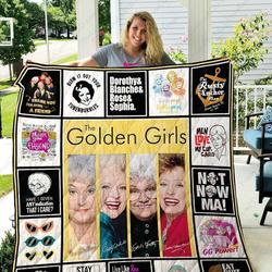 Adu The Golden Girl Quilt Blanket Ver 17 1 and Home Decor