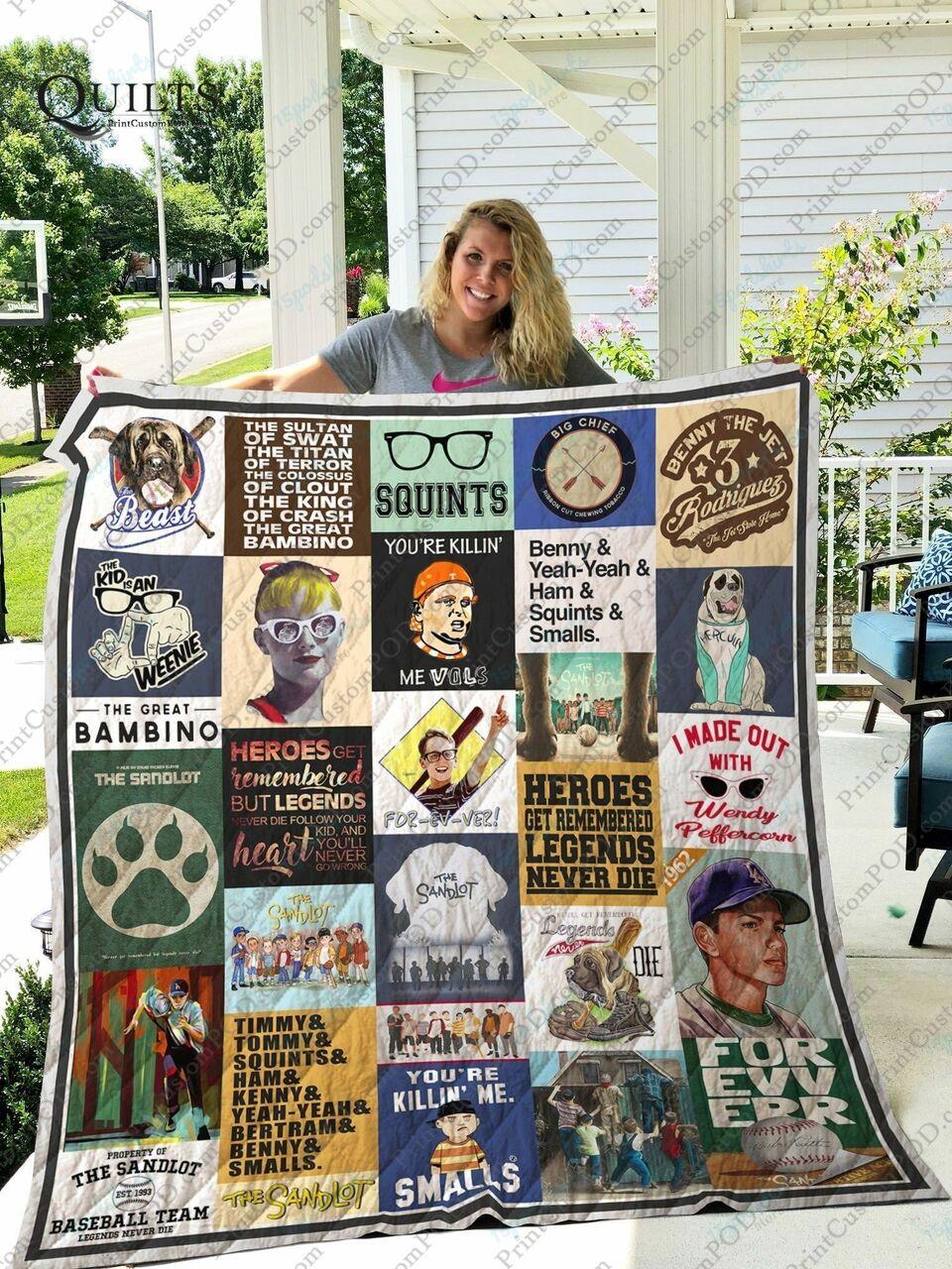 Adu The Sandlot Quilt Blanket Ver 28 and Home Decor