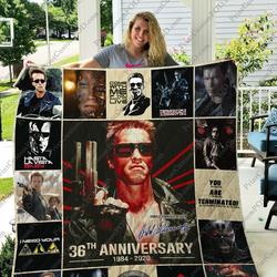 Adu The Terminator Quilt Blanket and Home Decor