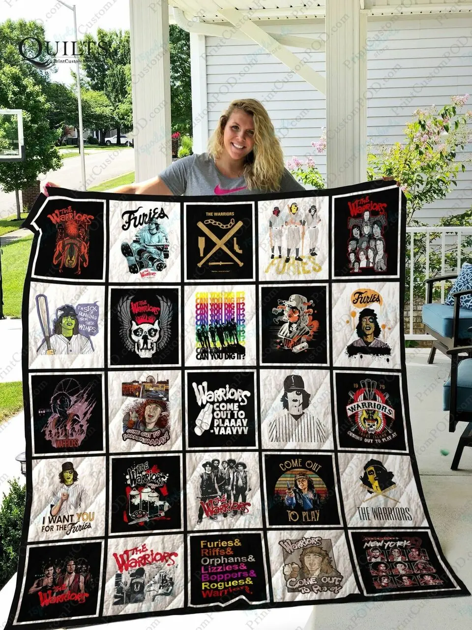 Adu The Warriors Quilt Blanket Ver 25 and Home Decor