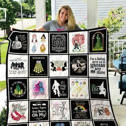 Adu The Wizard Of Oz Quilt Blanket Ver 25 and Home Decor