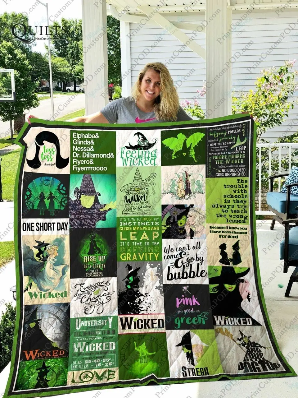 Adu Wicked Quilt Blanket Ver 28 and Home Decor