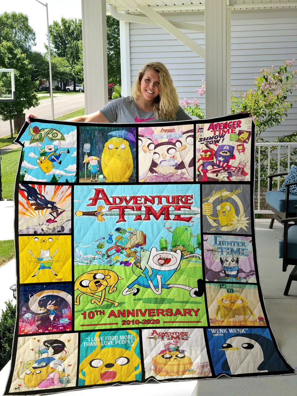 Adventure Time H89 Quilt and Home Decor