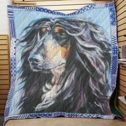 Afghan Hound Quilt Blanket Lukree Dhc0301885Dd and Home Decor