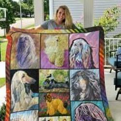 Afghan Hound Quilt Blanket Lukt1N Dhc0301956Dd and Home Decor