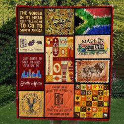 African Cld180701 Quilt Blanket and Home Decor