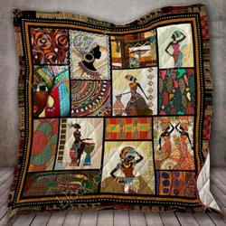African Cld190701 Quilt Blanket and Home Decor