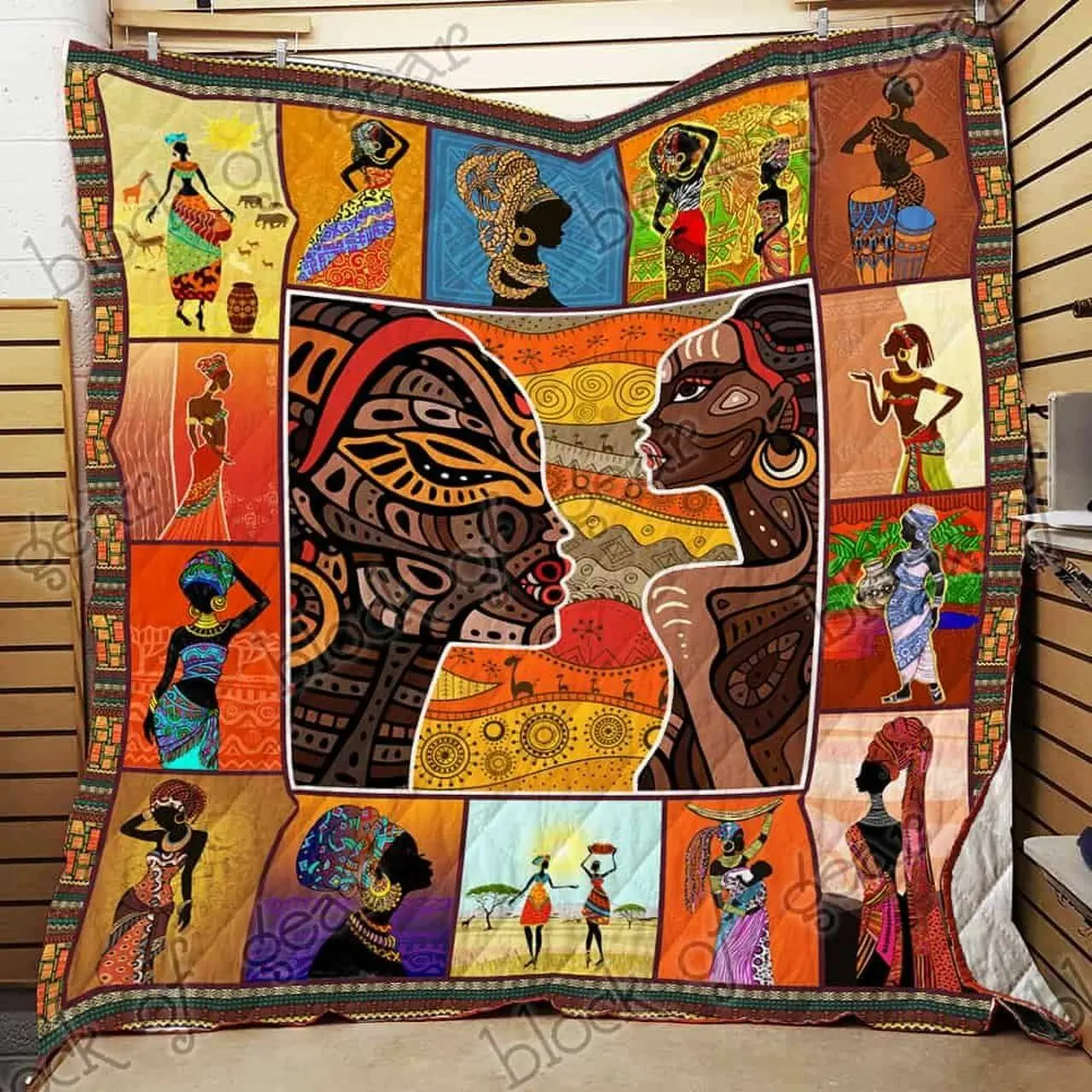 African Culture Cl18100007Mdq Quilt Blanket and Home Decor