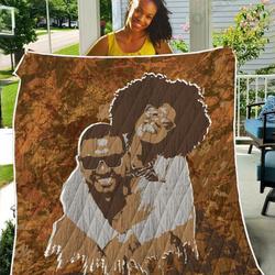 African Family Art TH2309024CL Quilt Blanket and Home Decor