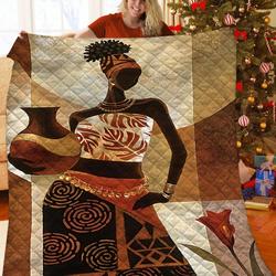 African Jfj Quilt Lb and Home Decor