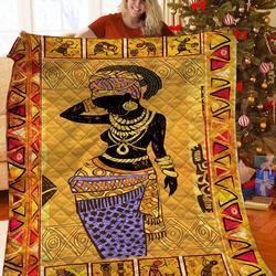 African Jfj Quilt Yq and Home Decor