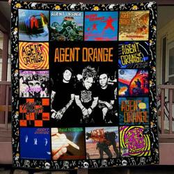 Agent Orange Quilt Blanket Hvt310504  Quilt and Home Decor