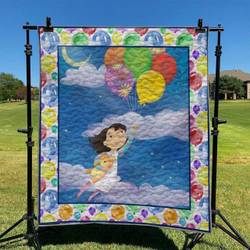 Air Balloon Td270918 Quilt Blanket and Home Decor