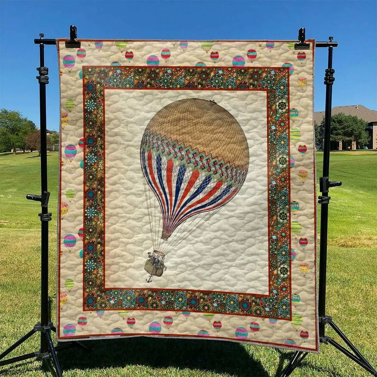 Air Balloon Td270919 Quilt Blanket and Home Decor