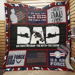 Air Force Dad Quilt Blanket Dhc1102388Td and Home Decor