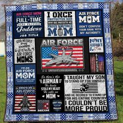 Air Force Li290702C Tbg Quilt Blanket and Home Decor
