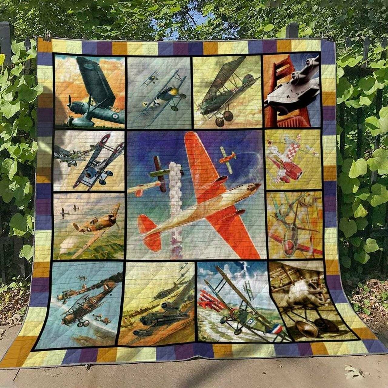 Air Racing Vm050601 Quilt Blanket and Home Decor