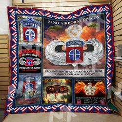 Airborne Division Quilt Blanket Dhc0910129Vt and Home Decor