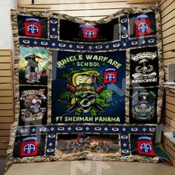 Airborne Division Quilt Blanket Dhc0910138Vt and Home Decor