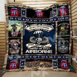 Airborne Division Quilt Blanket Dhc0910144Vt and Home Decor