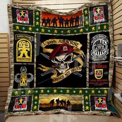 Airborne Division Quilt Blanket Dhc0910247Vt and Home Decor