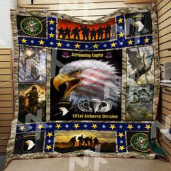 Airborne Division Quilt Blanket Dhc0910253Vt and Home Decor