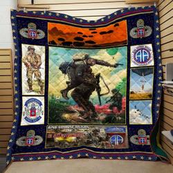 Airborne Division Quilt Blanket Dhc0910268Vt and Home Decor