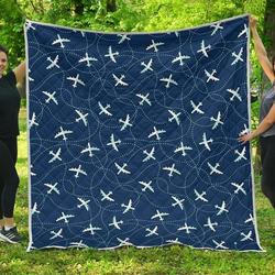 Airplane Cl12100005Mdq Quilt Blanket and Home Decor