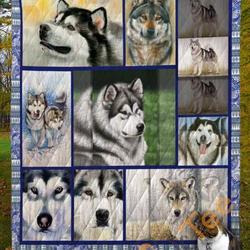 Alaskan Malamute Dog V2 Blanket TH0207 Quilt and Home Decor