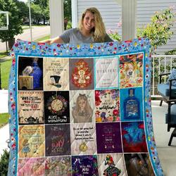 Alice In Wonderland 20 Pics Quilt Blanket 01 and Home Decor
