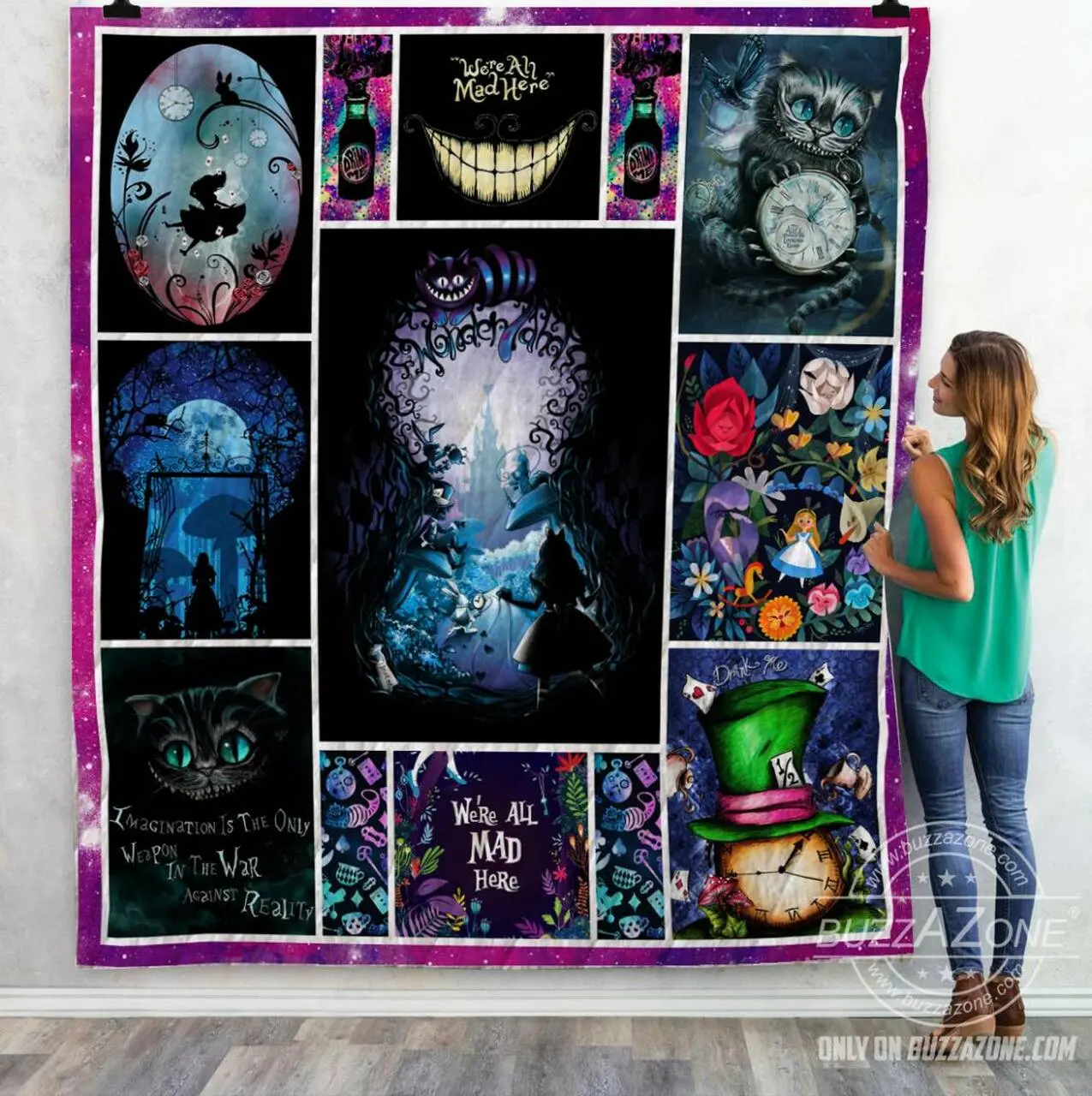 Alice In Wonderland Best Moments Quilt Bt and Home Decor