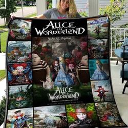 Alice In Wonderland Blanket Th1507 Quilt and Home Decor