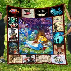 Alice In Wonderland  Quilt Blanket and Home Decor