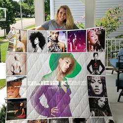 Alicia Keys Quilt Blanket 01221 and Home Decor