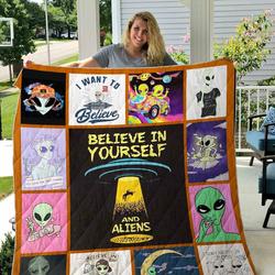 Alien Quilt Blanket Dhc1501809Vt and Home Decor