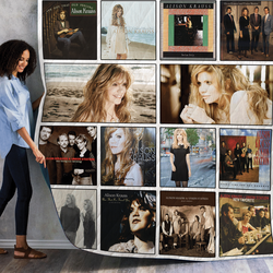 Alison Krauss Albums Quilt Blanket 01 and Home Decor