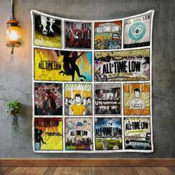 All Time Low Album Covers Quilt Blanket and Home Decor