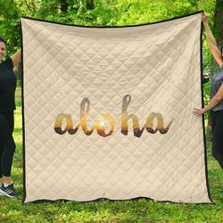 Aloha Premium Quilt  Ah  J6 Home Decor  Quilt and Home Decor