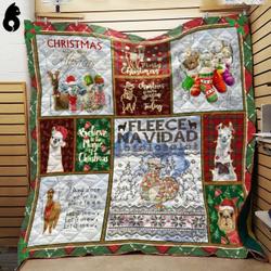 Alpaca Christmas Alpaca Quilt Blanket Dhc04011912Dd and Home Decor