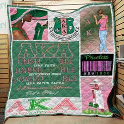 Alpha Kappa Alpha Quilt and Home Decor