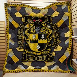 Alpha Phi Alpha 1906 Quilt All Over Printed and Home Decor
