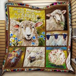 Always Be A Sheep Quilt Tt15Mk-0108  Quilt and Home Decor