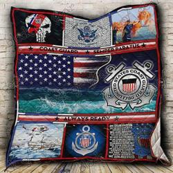 Always Ready U S Coast Guard Quilt Ps560  Quilt and Home Decor