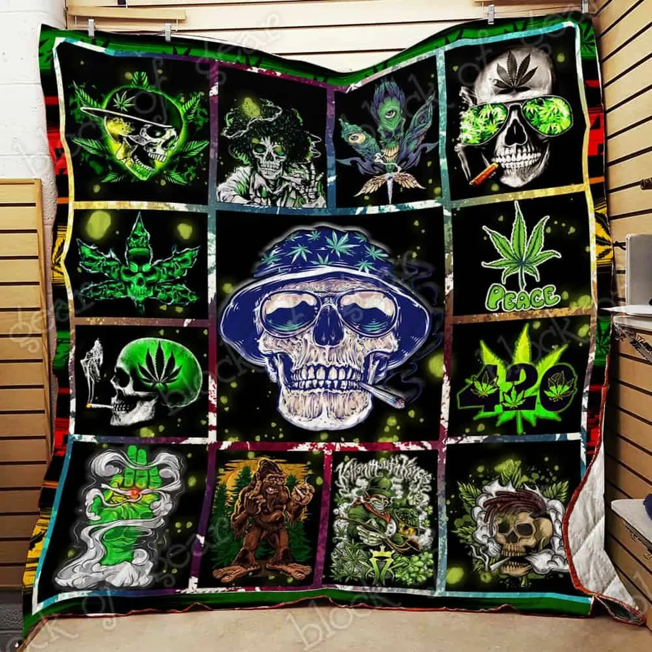 Always Stay High Clm210641 Quilt Blanket and Home Decor