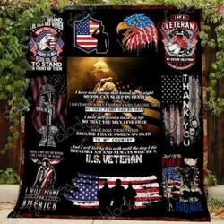 Always Will Be A U S Veteran Quilt Tt58  Quilt and Home Decor