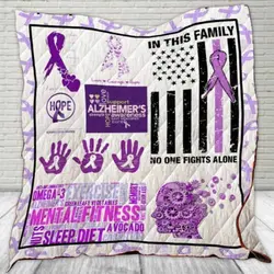 Alzheimer Disease Awareness Cl22100030Mdq Quilt Blanket and Home Decor