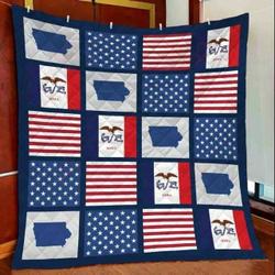 Amazing Iowa KL2409029CL Quilt Blanket and Home Decor