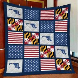 Amazing Maryland KL2409034CL Quilt Blanket and Home Decor