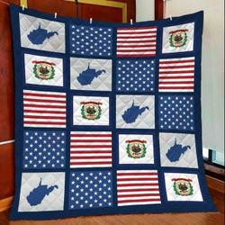 Amazing West Virginia KL2409055CL Quilt Blanket and Home Decor