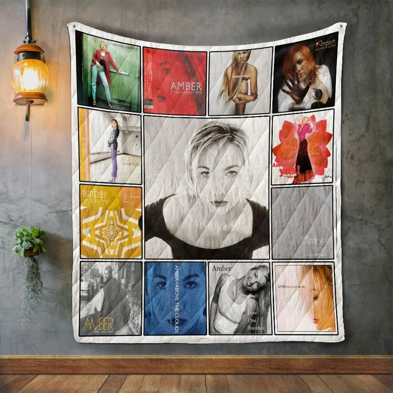 Amber Album Covers Quilt Blanket and Home Decor